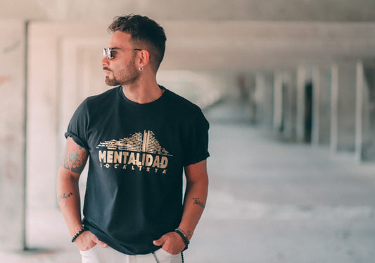 T-shirt Mentalidad Localista Vela di Scampia Oro